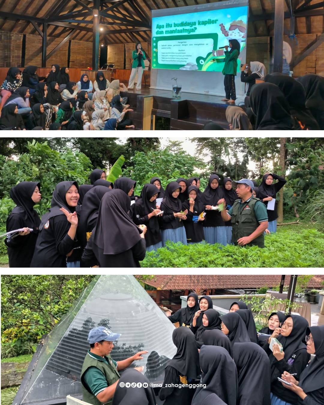 Perkuat Sensitivitas Lingkungan dan Kemandirian, Santri Putri MA Zainul Hasan 1 Genggong Ikuti Studi Lingkungan di PPLH Seloliman